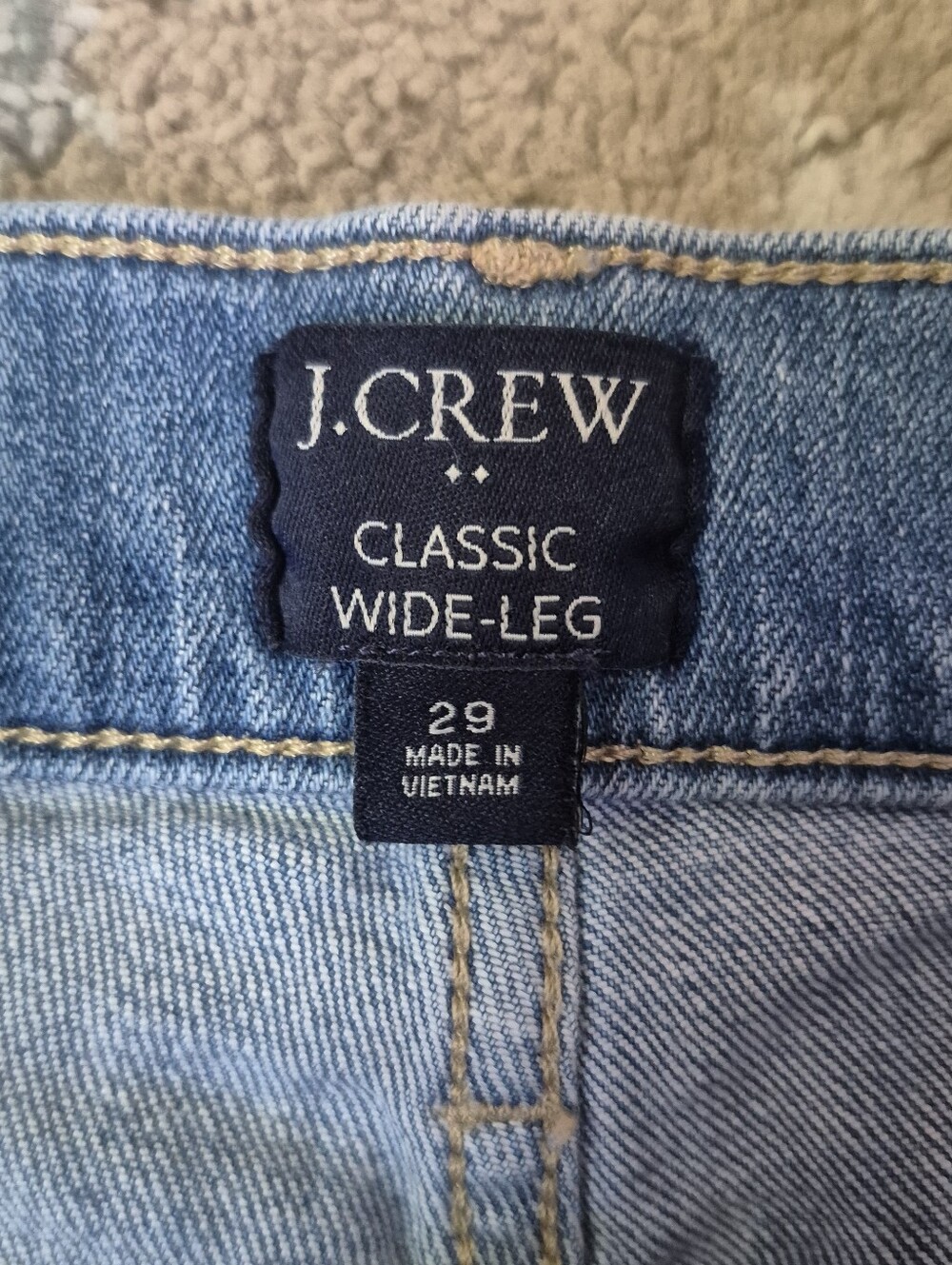 J Crew Full Length Wide Leg Sz 29 - Picture 2 of 4